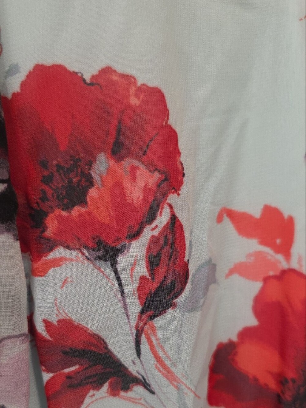NWT Lane Bryant Floral High Low Midi Dress Size 18 Tie Waist - Picture 7 of 9